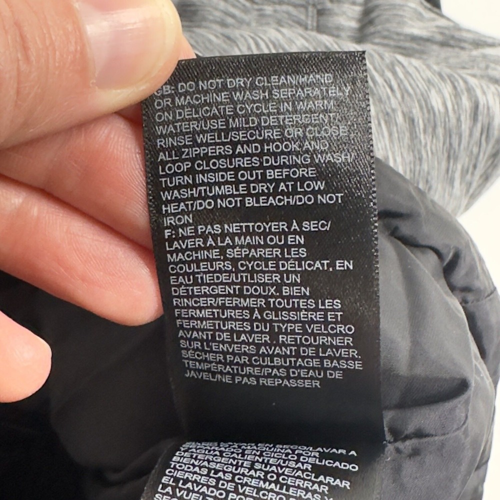 The North Face Vest Girls Size (L) 14/16 Black/gray Outdoors Large Full Zip - Picture 9 of 11